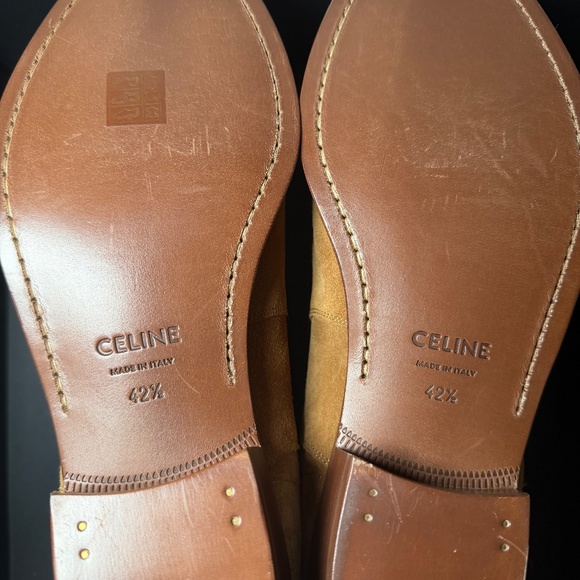 CELINE CAMARGUE WESTERN CHELSEA BOOT IN SUEDE CALFSKIN - Picture 3 of 4